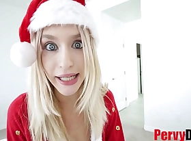 Christmas Anal Party With Teen Stepdaughter- Emma Roise