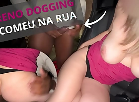 Dogging Night: NandaNua Used in a catch Street by a BBC Stranger While My Cuck Watched / Usada na Rua por um Negão Desconhecido na Frente do Corno
