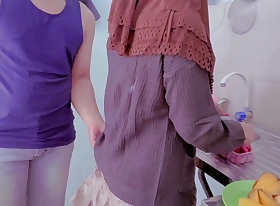 Budhe cooking harassed unconnected with naughty stepbrother