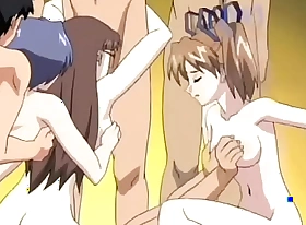 Anime teen babe fucking detect forth group orgy