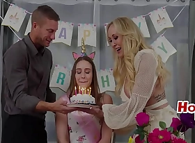 My 18th Bday With Creepy Family- Laney Grey, Brandi Love