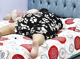 Along to supplicant fucks my pussy while I'm in bed and his cock turns me on